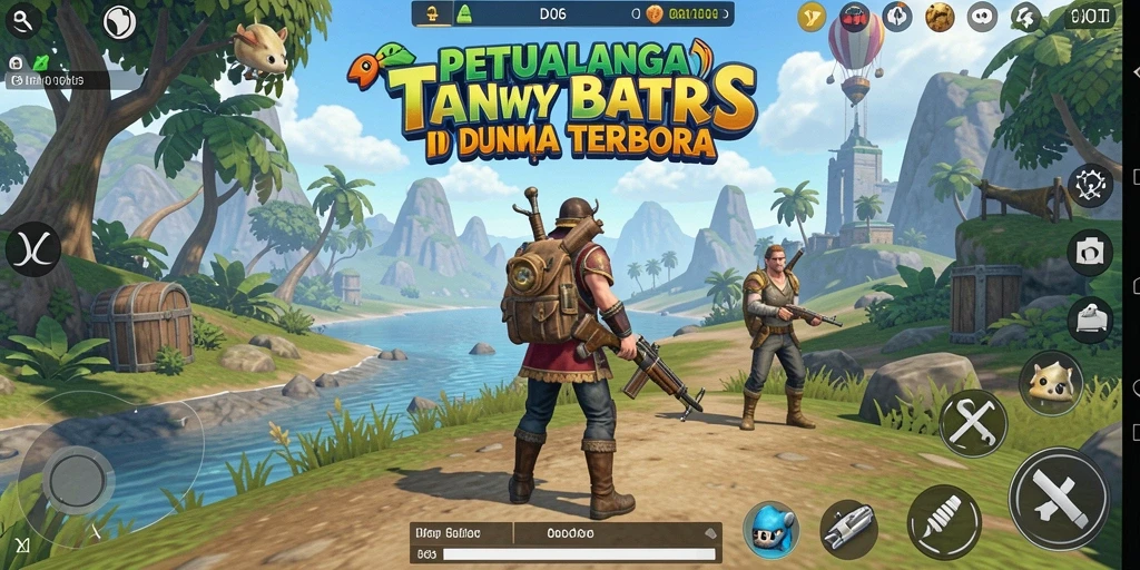 Tampilan gameplay D06 yang mendebarkan di dunia terbuka.