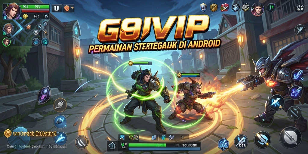 Tampilan gameplay G9VIP yang menakjubkan dan menggugah selera.
