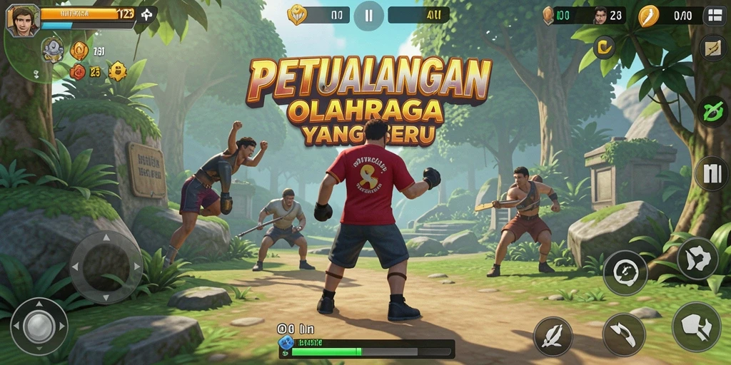 Gameplay seru GATOTKACA123 dalam aksi olahraga