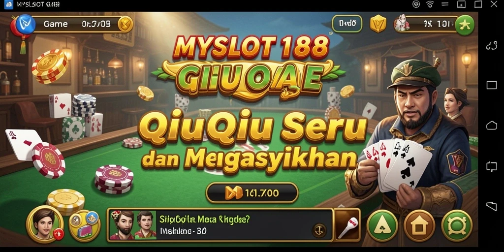 Tampilan gameplay QiuQiu yang mendebarkan di MYSLOT188.