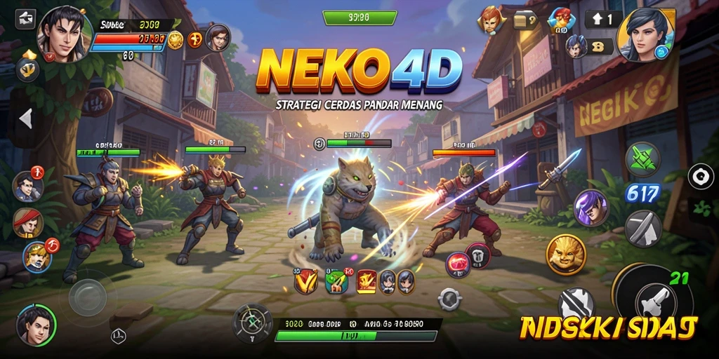 Tampilan gameplay NEKO4D yang seru dan menantang.