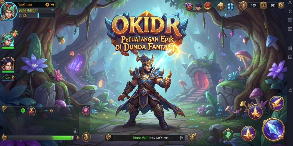 Tampilan gameplay RPG yang menarik dan visual memukau.