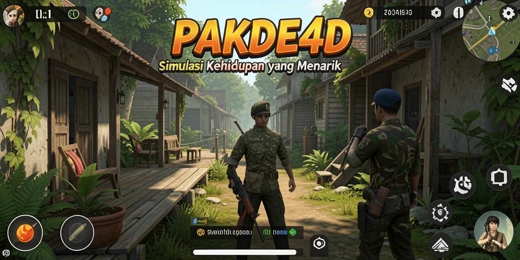 Tampilan gameplay PAKDE4D yang menarik dan interaktif.