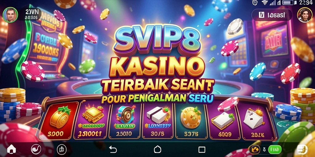 Tampilan gameplay Kasino yang seru dan mengasyikkan di SVIP8.