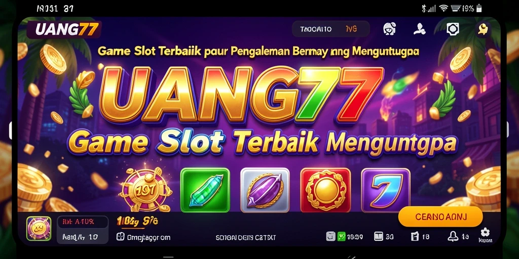 Tangkapan layar gameplay seru dari UANG77 yang menampilkan fitur slot.